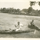 Students rowing in 1975.